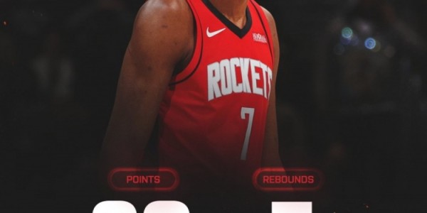 合砍103分！火箭官推发布谢泼德、阿门、KD和申京四人数据海报